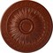 Ekena Millwork Randee Ceiling Medallion (Fits Canopies up to 3 7/8"), Hand-Painted Firebrick, 20"OD x 1 3/8"P CM20HAFIF - alternate 1